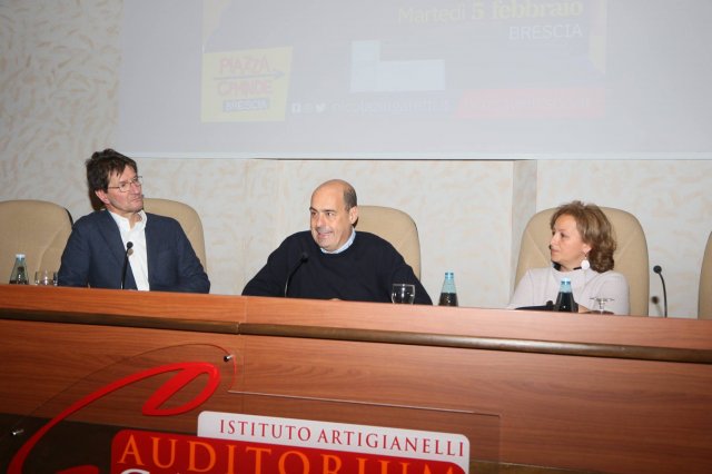 Zingaretti a Brescia - Auditorium Capretti Artigianelli 05 02 2019
